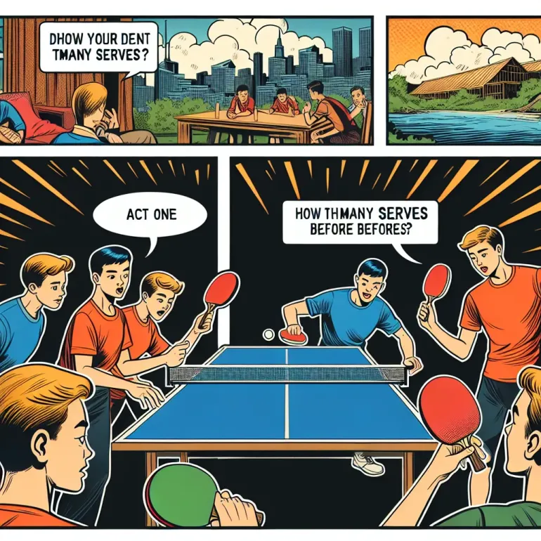 сколько подач в настольном теннисе